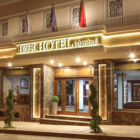 איסטמבול Berr Hotel מראה חיצוני תמונה